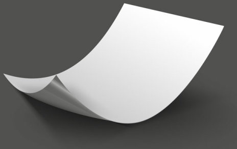 set of blank paper design vector