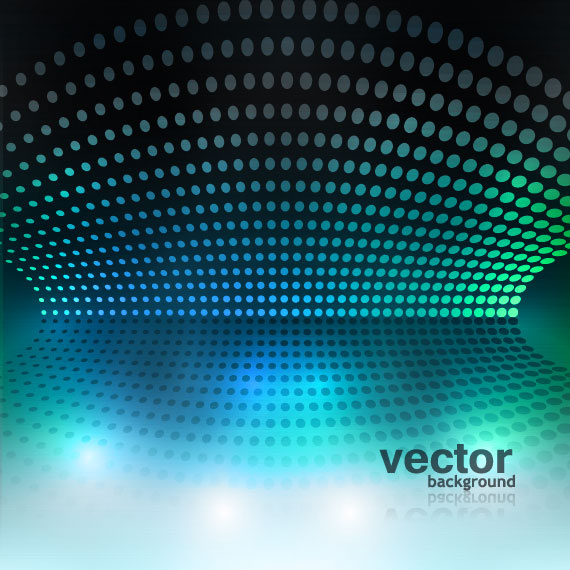 set of blue grid vector background vector