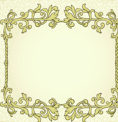 set of delicate frames design vector graphic