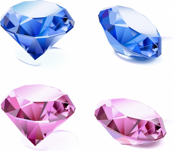 Set of diamonds 