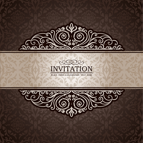 Invitation background designs free vector download (53,429 ...