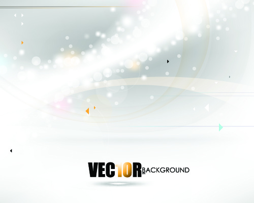 set of ornate waves vector background