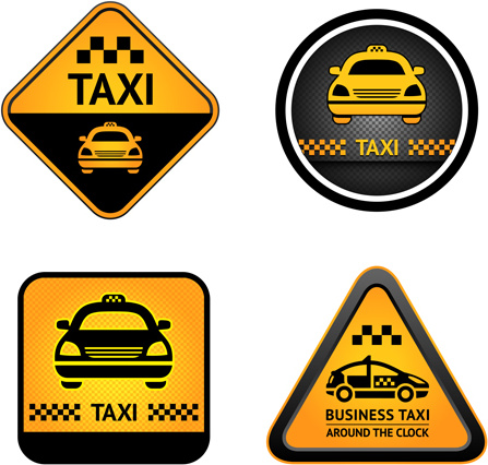 set of taxi labels vector