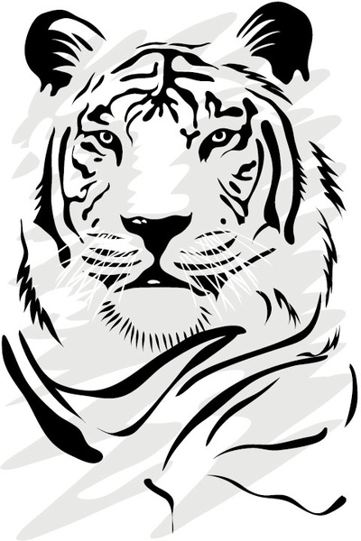 Tiger outline clip art free vector download (226,140 Free vector) for