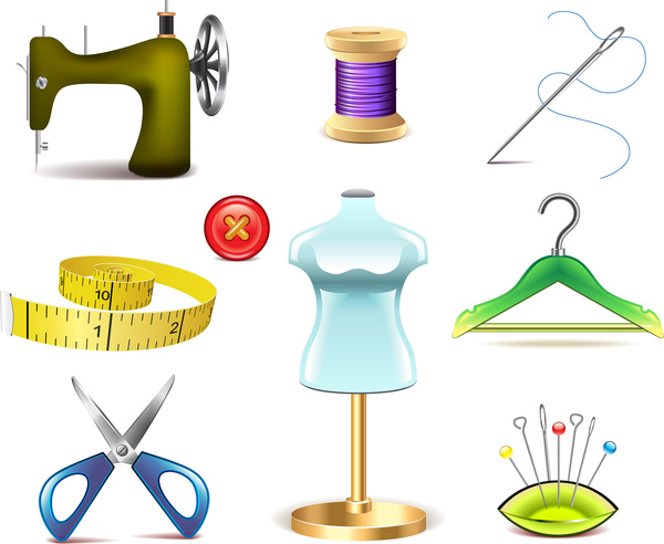 tailoring tools clipart downloads