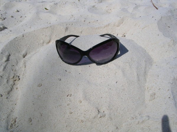 shades sunglasses sand