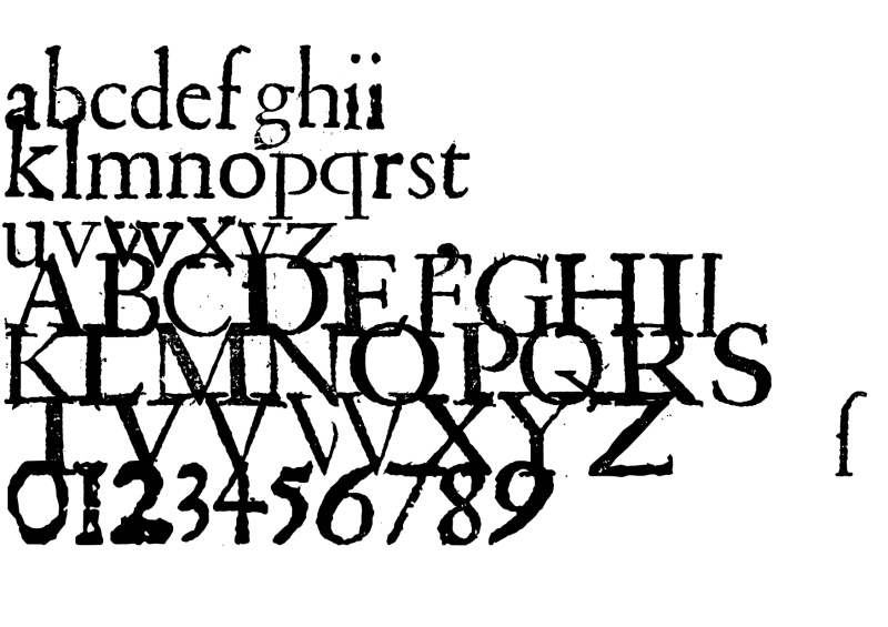 first folio font