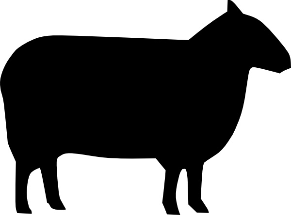 Download Sheep Silhouette clip art Free vector in Open office ...