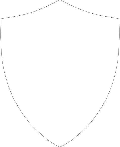 Shield Outline clip art Free vector in Open office drawing svg ( .svg ...