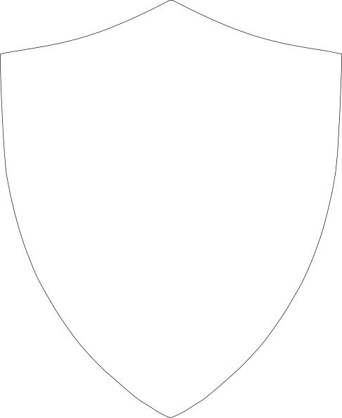 Download Shield Outline clip art Free vector in Open office drawing ...