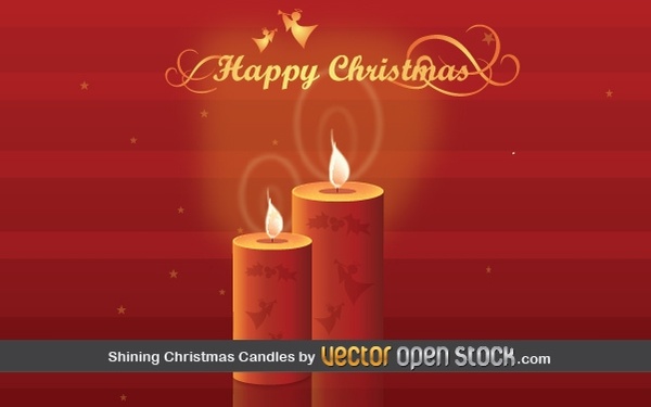 Shining Christmas Candles