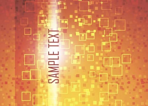 shining orange abstract background vector