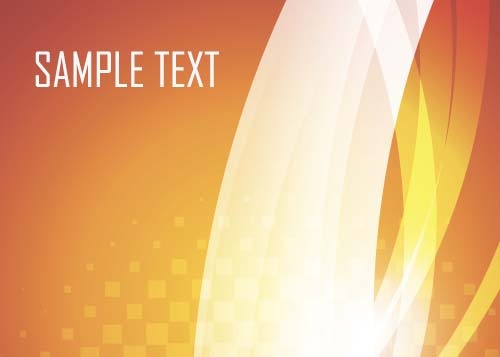 shining orange abstract background vector