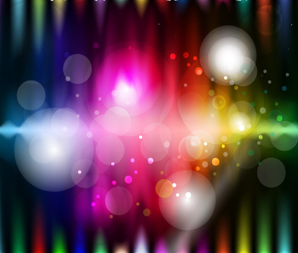 shinning colored art free vector 
