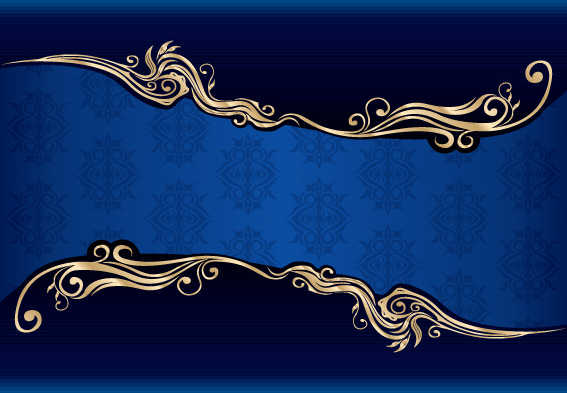shiny black and blue vector backgrounds