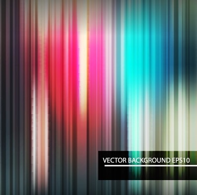 shiny colored lines background vector set 