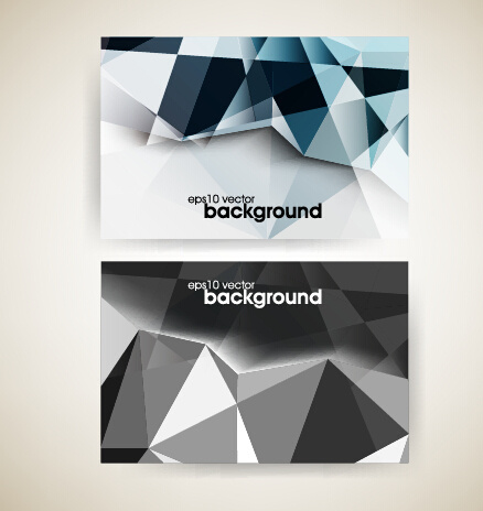 geometry shapes clipart for business cards