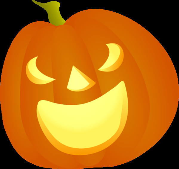 shiny halloween pumpkins vector illustration