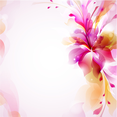 shiny_ornate_floral_background_vector_546805