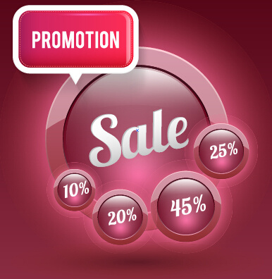 shiny sale discount poster vector
