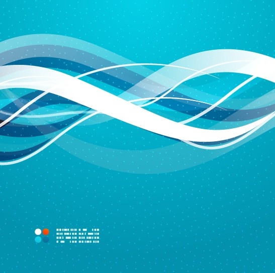 shiny wave background vector 