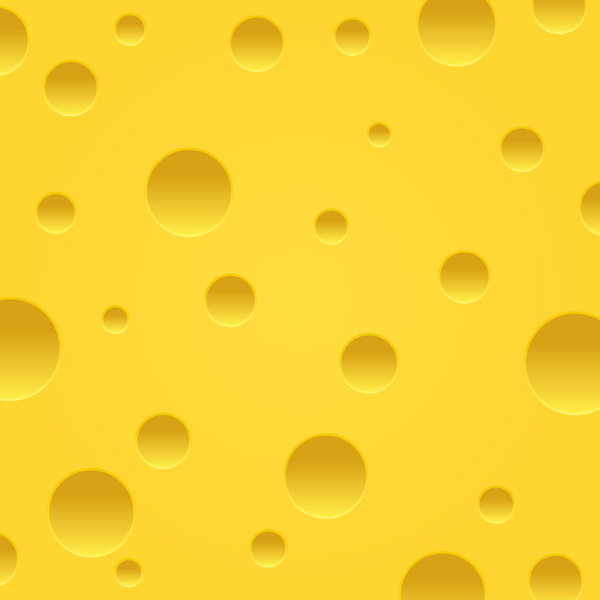shiny yellow cheese background vector