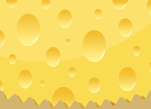 shiny yellow cheese background vector
