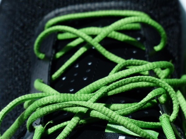 shoelaces lacing green 