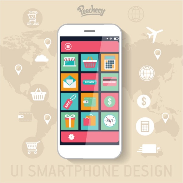 shopping application design for smartphone