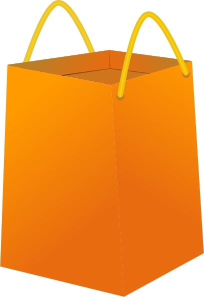 Shopping Bag clip art Free vector in Open office drawing svg ( .svg
