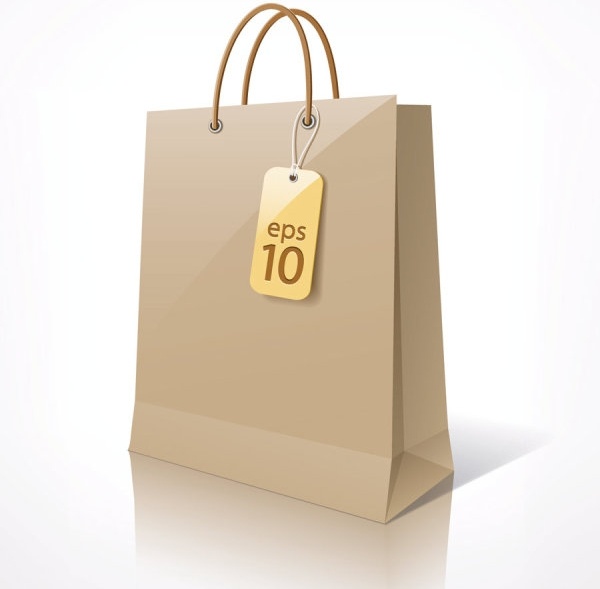 shopping bags 01 vector