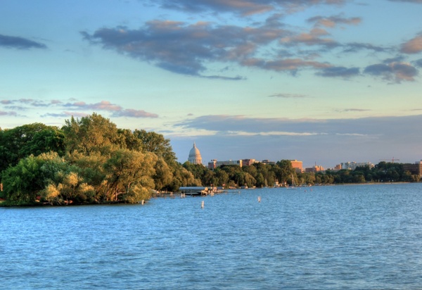 shoreline and capital in madison wisconsin