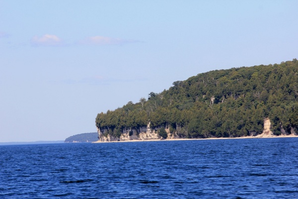 shoreline of rock island state park wisconsin
