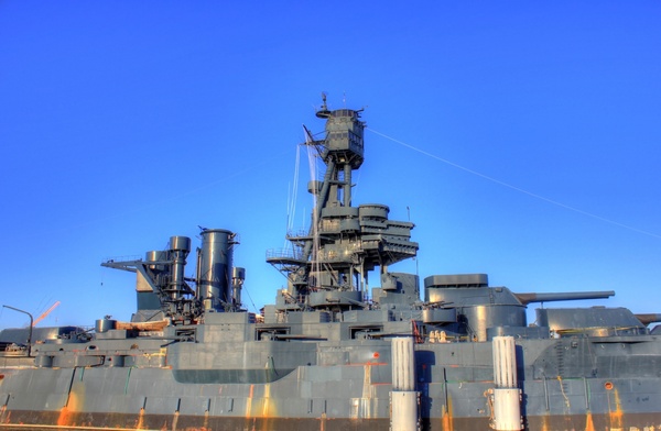 side of battleship texas
