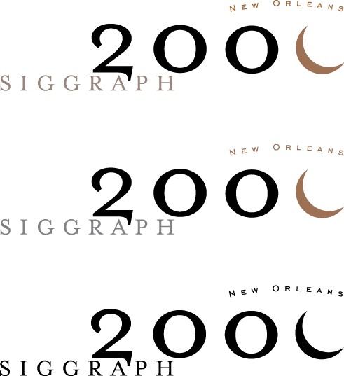 Siggraph 2000 logos 