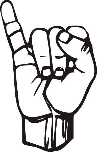 Download Sign Language I Clip Art Free Vector In Open Office Drawing Svg Svg Vector Illustration Graphic Art Design Format Format For Free Download 69 70kb