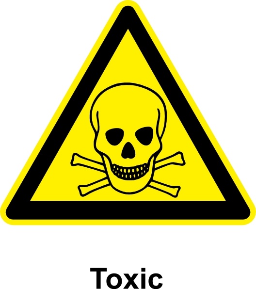 Sign Toxic clip art 