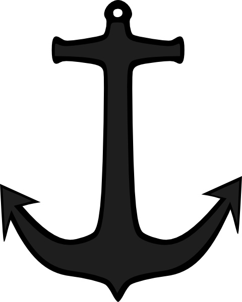 Simple Anchor clip art