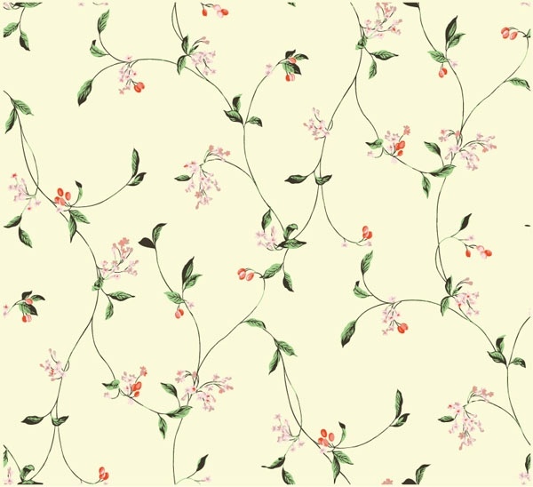 simple and elegant flower pattern background vector