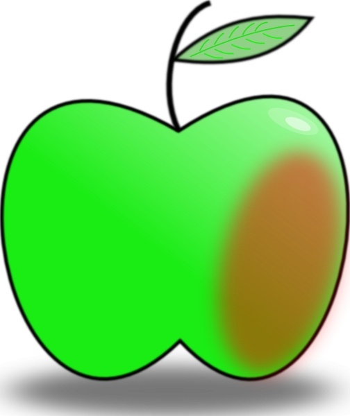 Simple Apple clip art