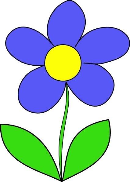 Simple Flower clip art