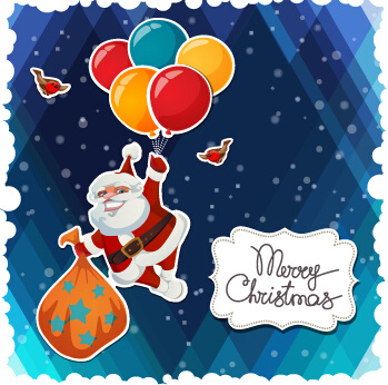 simple merry christmas vector backgrounds