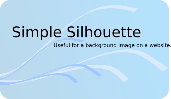 Simple Silhouette clip art 
