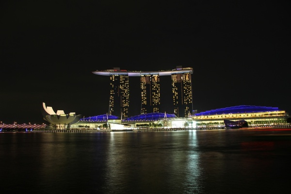 singapore city night 