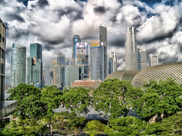 singapore skyline city
