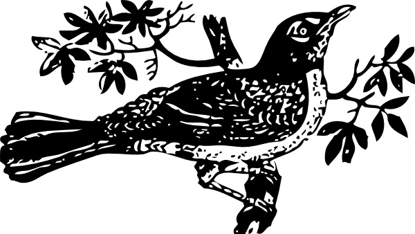Singins Bird clip art