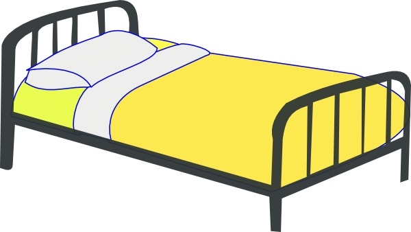 Single Bed clip art