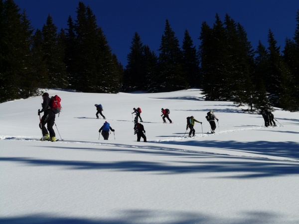 ski tour winter hike hike