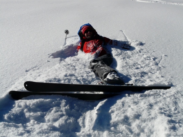 skiers relaxation relax