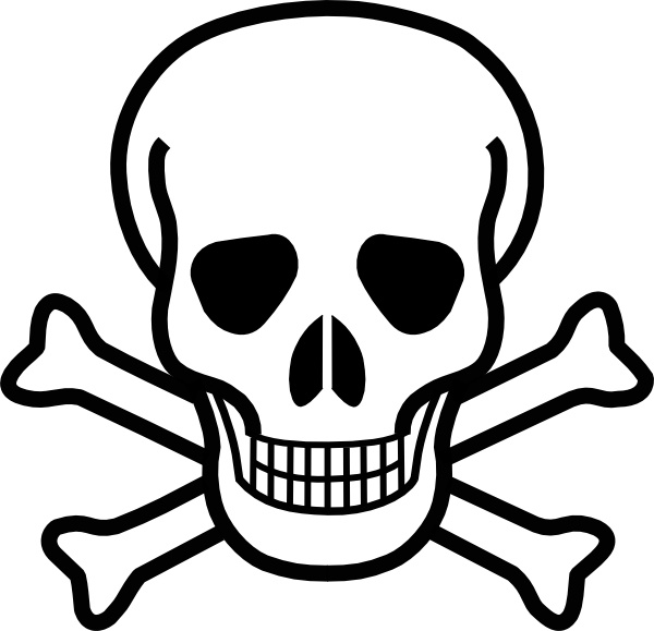 Skull And Crossbones clip art